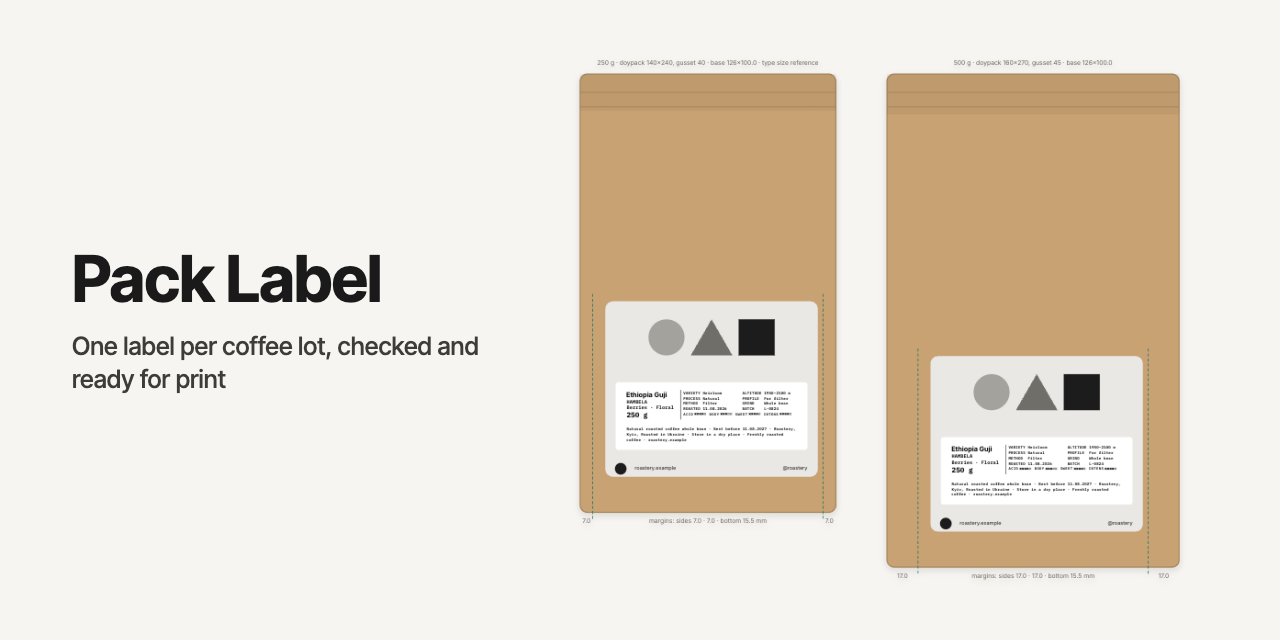 Pack Label